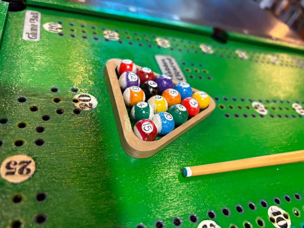 Pool Table Crib Board - Customizable