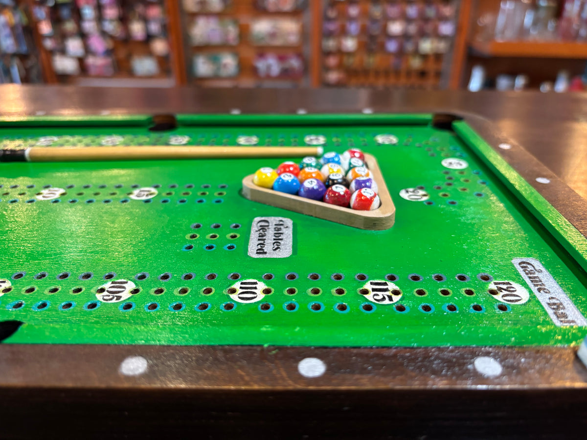 Pool Table Crib Board - Customizable