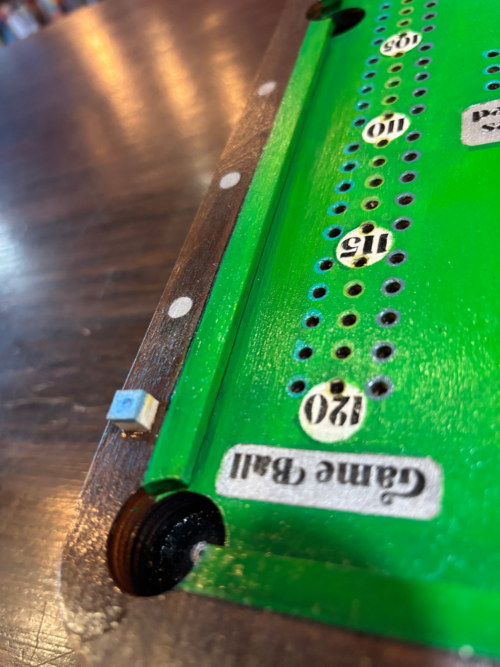 Pool Table Crib Board - Customizable