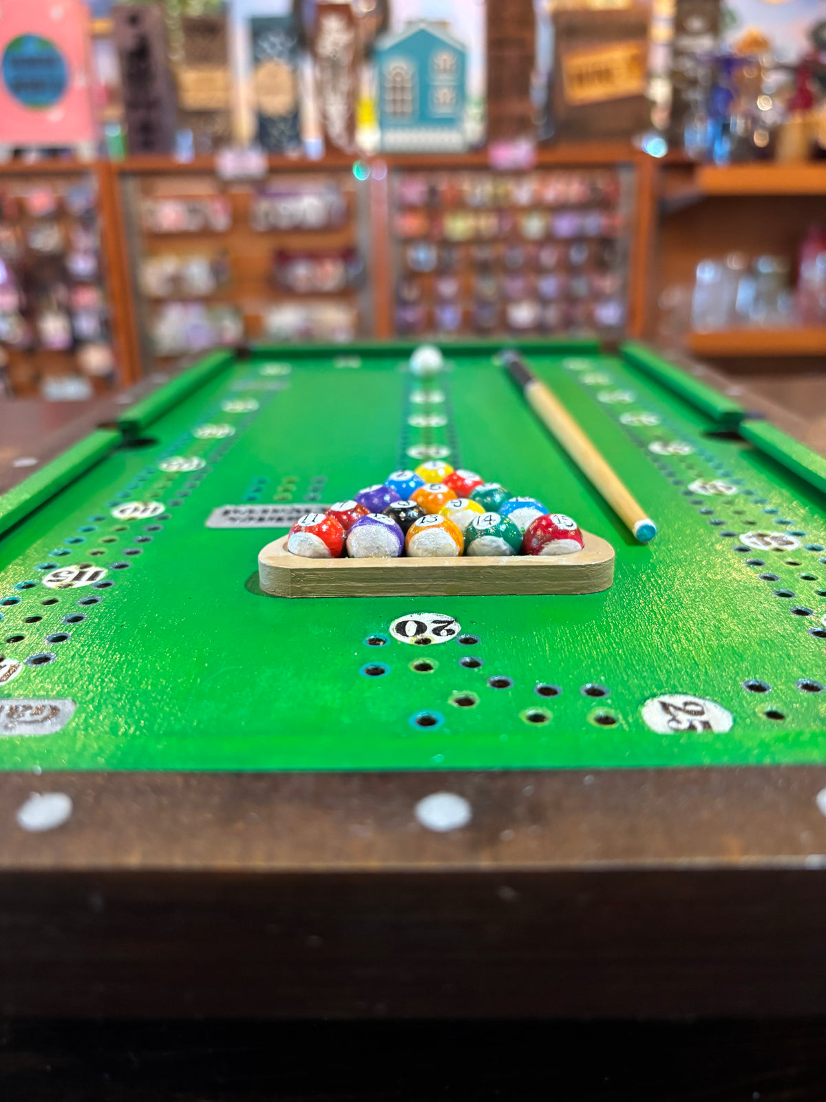 Pool Table Crib Board - Customizable